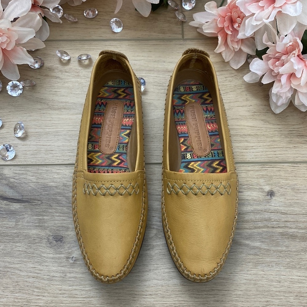 Hush Puppies Tan Loafers